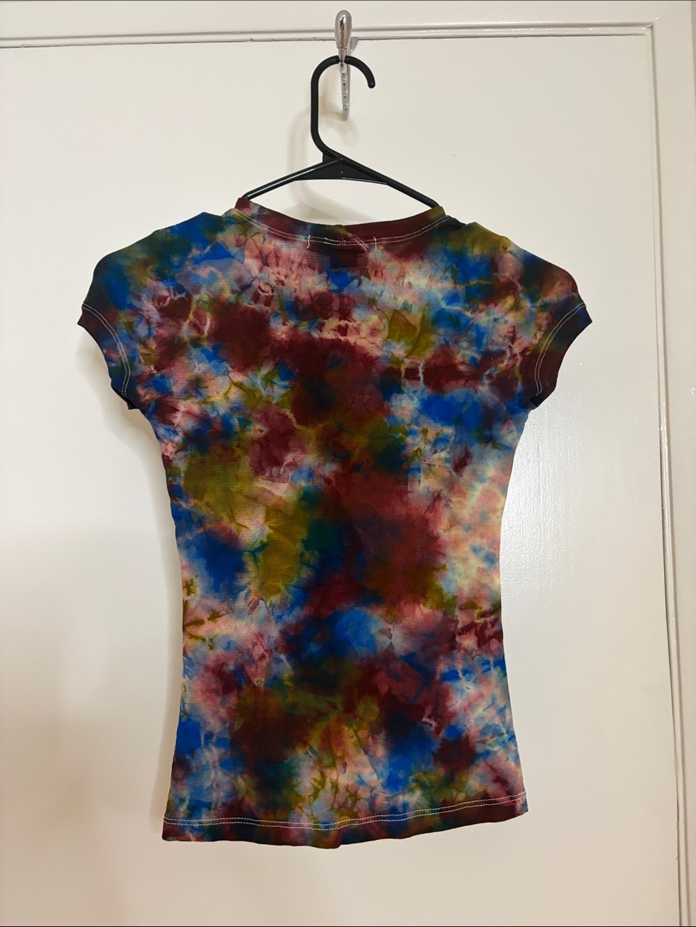 Christopher & Banks Multicolor Tie-Dye Short Sleeve Tee - Picture 5 of 5